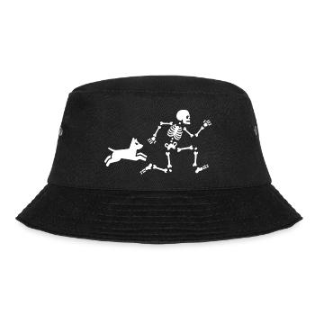 Dog mom entraineur de chien squelette os - Bob - noir - Devant - Lela (165cm)