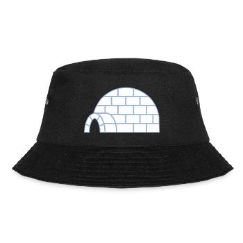 igloo - Bucket Hat - black - Front - Lela (165cm)