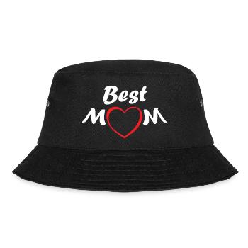 BEST MOM - for the best mom in the world - Bucket Hat - black - Front - Lela (165cm)
