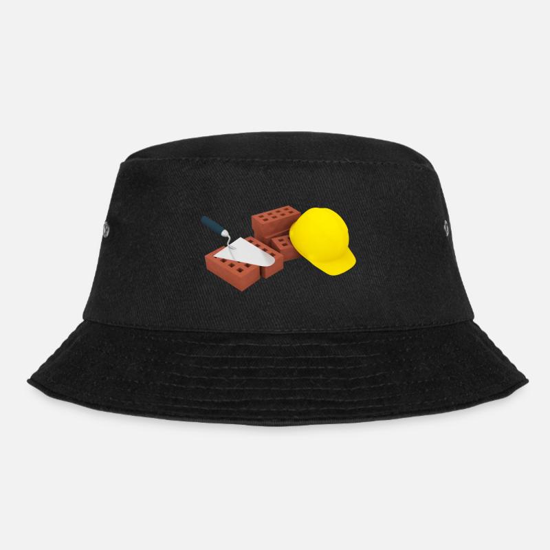 briques truelle casque - Bob - noir