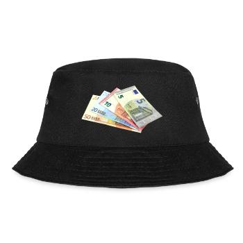 Money. Euro banknotes - Bucket Hat - black - Front - Lela (165cm)