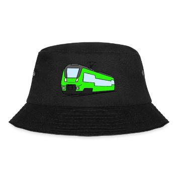 Regionalbahn Zug Lok Eisenbahn Modelleisenbahn - Bucket Hat - Schwarz - Vorne - Lela (165cm)