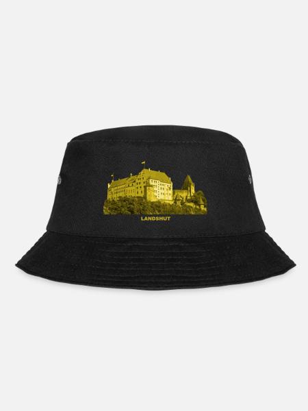 Landshut Burg Trausnitz Isar Niederbayern Berg - Bucket Hat - Schwarz