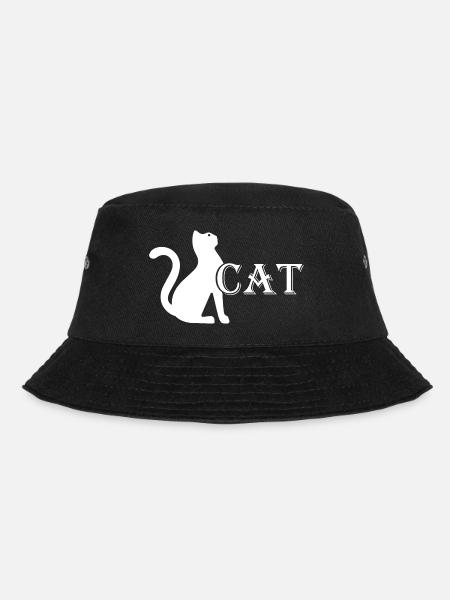 Cat cat - Bucket Hat - black
