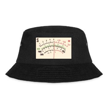 SWR-Meter Amateur Radio Gift - Bucket Hat - black - Front - Lela (165cm)