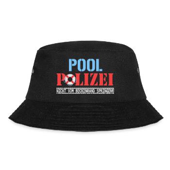 Bademeister Schwimmen Freibad Schwimmbad Geschenk - Bucket Hat - Schwarz - Vorne - Lela (165cm)
