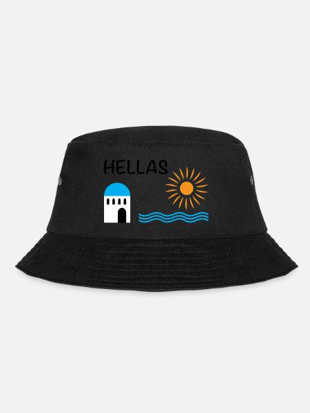 Hellas - Bucket Hat - Schwarz