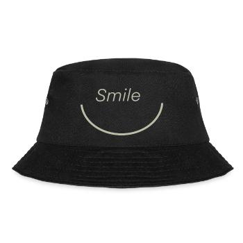 Smile - Bucket Hat - black - Front - Lela (165cm)