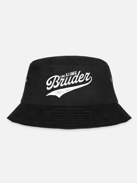 Ganz Kleiner Bruder - drei Brüder - jüngster Sohn - Bucket Hat - Schwarz