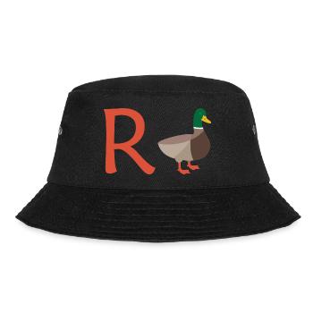 Rente Ente Ruhestand Pension Frührente Geschenk - Bucket Hat - Schwarz - Vorne - Lela (165cm)