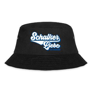 Schalker Liebe | Gelsenkirchen Schalke Geschenk - Bucket Hat - Schwarz - Vorne - Lela (165cm)