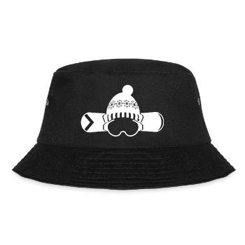 Snowboard Snowboarder - Bucket Hat - Schwarz - Vorne - Lela (165cm)
