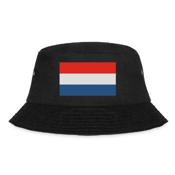 Holland Fahne - Bucket Hat - Schwarz - Vorne - Lela (165cm)