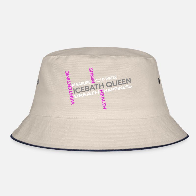 winterbader eisbader polar icebath arktis queen Bucket Hat