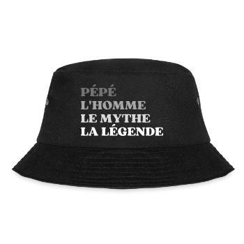Pépé l homme le mythe la légende - Bob - noir - Devant - Lela (165cm)