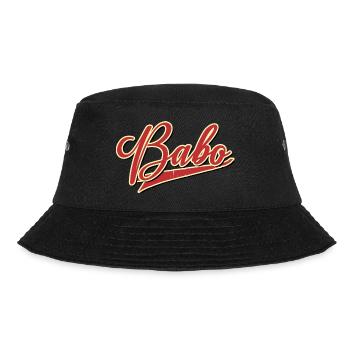 babo baba chef boss king brother gamer best best - Bucket Hat - black - Front - Lela (165cm)