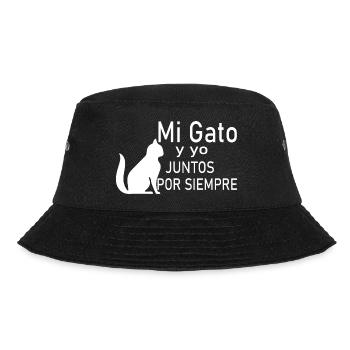 Cat Katze - Bucket Hat - black - Front - Lela (165cm)