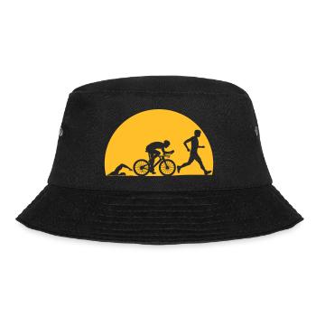 Sonne Sport Triathlon - Bucket Hat - Schwarz - Vorne - Lela (165cm)