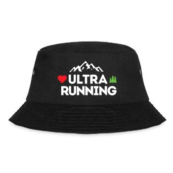 Ultra Running – Meine Liebe - Bucket Hat - Schwarz - Vorne - Lela (165cm)