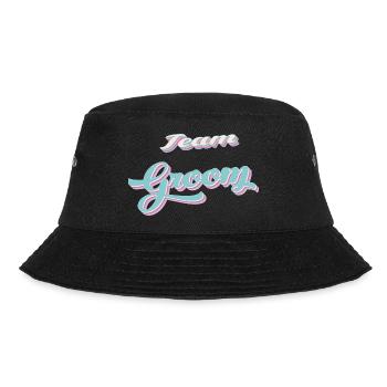 Bräutigam Team Junggesellenabschied - Bucket Hat - Schwarz - Vorne - Lela (165cm)