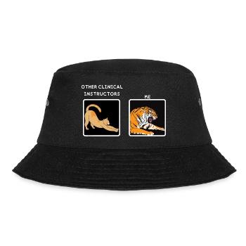 Funny Meme Clinical Nursing Instructor Gifts - Bucket Hat - black - Front - Lela (165cm)