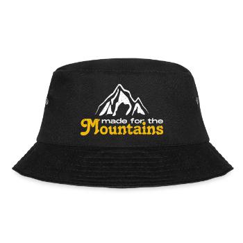 Made for the Mountains. Hike Hiking Design - Bucket Hat - black - Front - Lela (165cm)