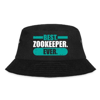 Zoowärter - Bucket Hat - Schwarz - Vorne - Lela (165cm)