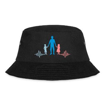 Pulse 2 Kids Dad - Bucket Hat - black - Front - Lela (165cm)