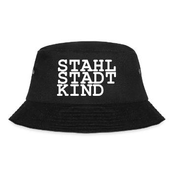 Stahlstadt Kind - Linz - Bucket Hat - Schwarz - Vorne - Lela (165cm)