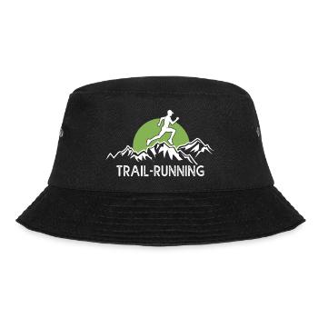 trail running running nature mountain - Bucket Hat - black - Front - Lela (165cm)