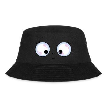 Cute eyes - Bucket Hat - Schwarz - Vorne - Lela (165cm)