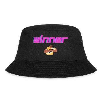 GEWINNER - Bucket Hat - Schwarz - Vorne - Lela (165cm)