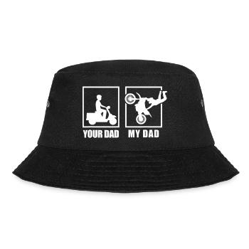 Your Dad My Dad Funny - Bucket Hat - Schwarz - Vorne - Lela (165cm)