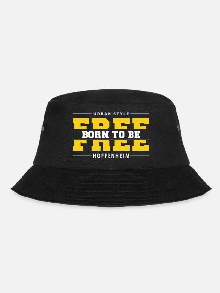 Hoffenheim Meine Stadt Urban Style Born Free - Bucket Hat - Schwarz