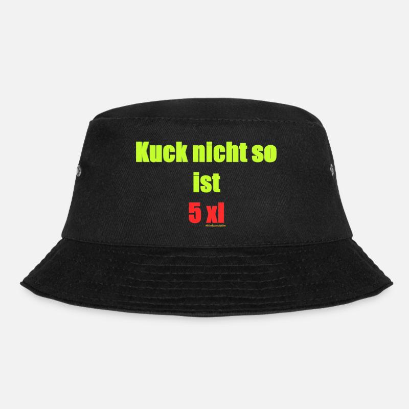 Kucknichso5xl - Bucket Hat - Schwarz