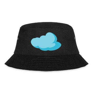 Cloud Blue Cloud Sky Gift Idea - Bucket Hat - black - Front - Lela (165cm)