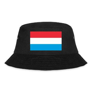 Luxemburgische Nationalflagge - Bucket Hat - Schwarz - Vorne - Lela (165cm)