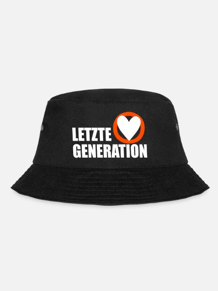 Letzte Generation - Design 5 - Bucket Hat - Schwarz
