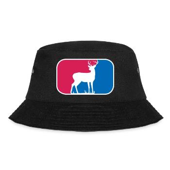 Jäger Jagd Lustig Wild Hirsch Reh Jagd Geschenk - Bucket Hat - Schwarz - Vorne - Lela (165cm)