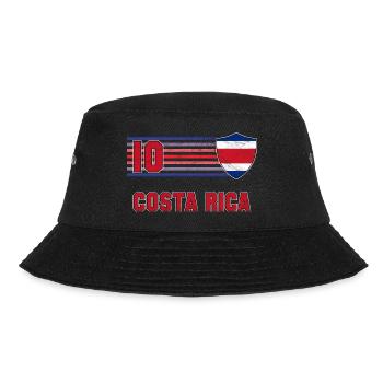 Costa Rica Soccer Team - Bucket Hat - black - Front - Lela (165cm)
