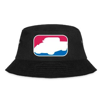 Hotrod Hot Rod V8 Tuning Auto lustiges Geschenk - Bucket Hat - Schwarz - Vorne - Lela (165cm)