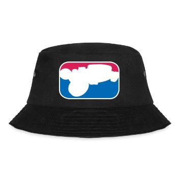 Hotrod Hot Rod V8 Tuning vintage lustiges Geschenk - Bucket Hat - Schwarz - Vorne - Lela (165cm)