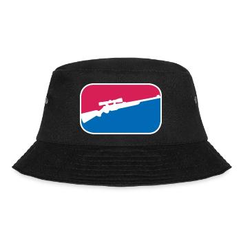 Jäger Gewehr Büchse Jagd cooles lustiges Geschenk - Bucket Hat - Schwarz - Vorne - Lela (165cm)