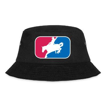 Rodeo Cowboy Reiten Western lustige Geschenk - Bucket Hat - Schwarz - Vorne - Lela (165cm)