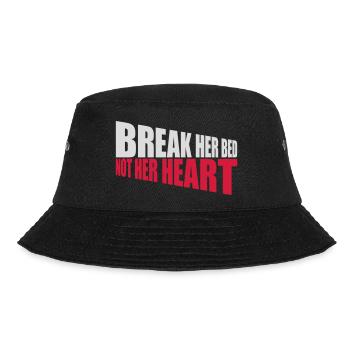 break her bed quote - Bucket Hat - black - Front - Lela (165cm)