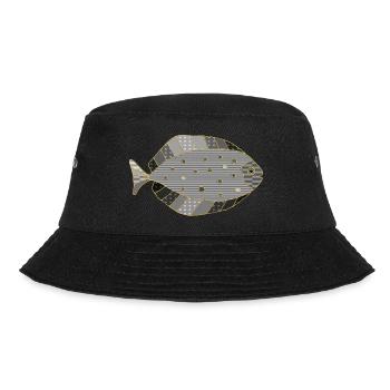 Fisch - Bucket Hat - Schwarz - Vorne - Lela (165cm)