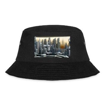 City of the future - Bucket Hat - black - Front - Lela (165cm)