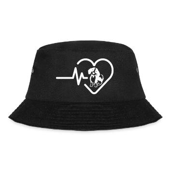 Dog Hund - Bucket Hat - Schwarz - Vorne - Lela (165cm)