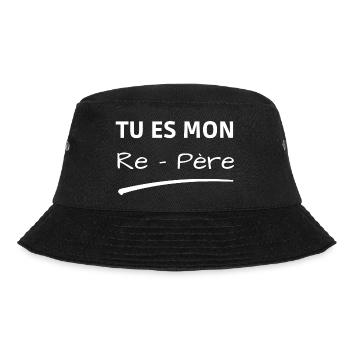 Papa, tu es mon re père cadeau original unique fun - Bob - noir - Devant - Lela (165cm)