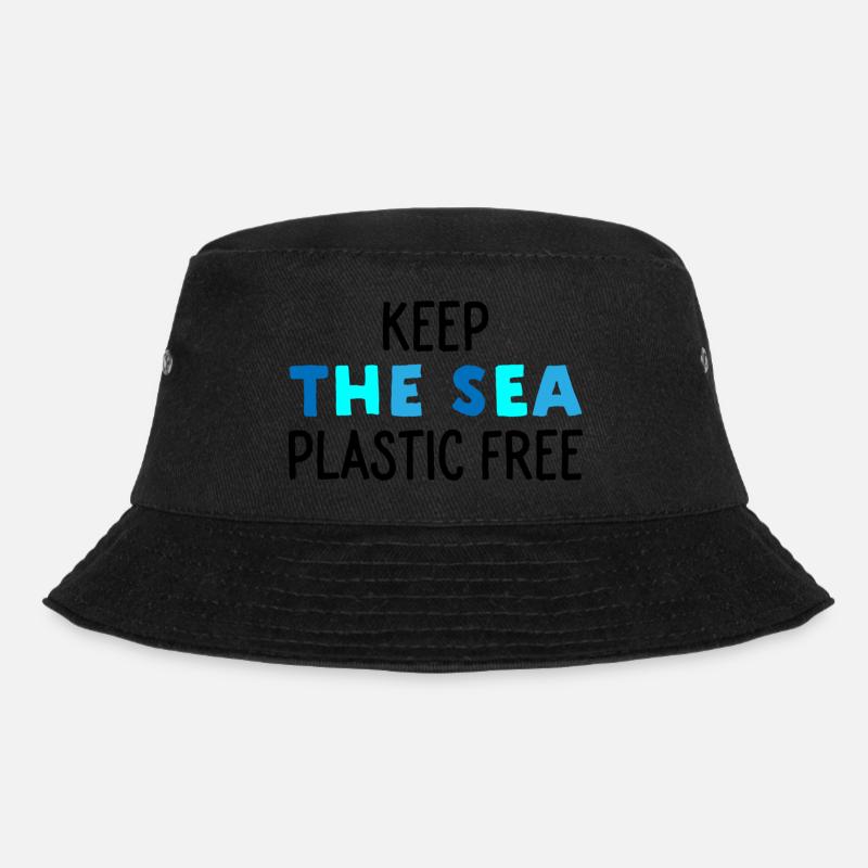 Umweltschutz im Meer - Bucket Hat - Schwarz